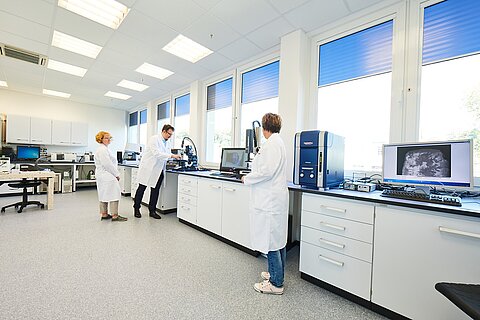 WeWire technical testing department at the Wuppertal site