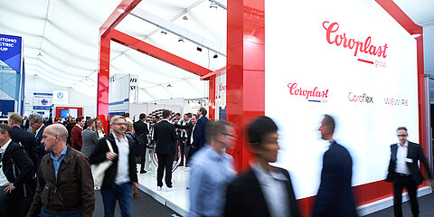 The Coroplast Group booth at IZB