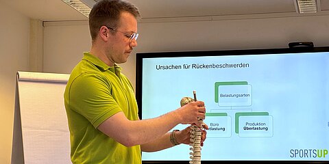 The SportsUp-Team at our vitality week