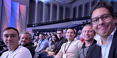 Coroplast Group participants in the audience during a presentation at the ada Lovelace Festival