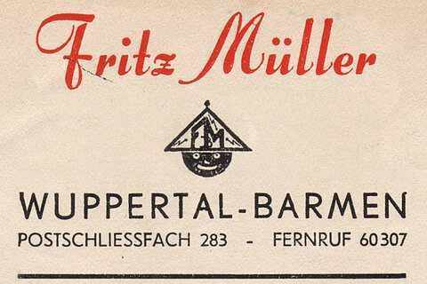 Fritz Mueller letterhead